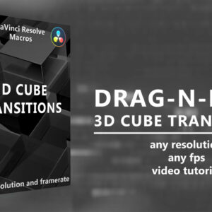 دانلود پریست داوینچی انتقال مکعب 3D 3D Drag-N-Drop