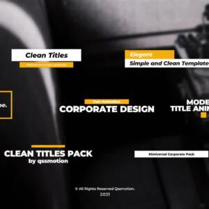 دانلود پریست داوینچی بسته عناوین شرکت - Davinci Resolve